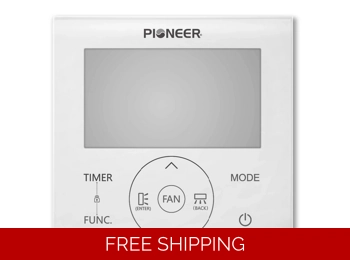 Pioneer Wired Thermostat (5v) for Mini Split Systems